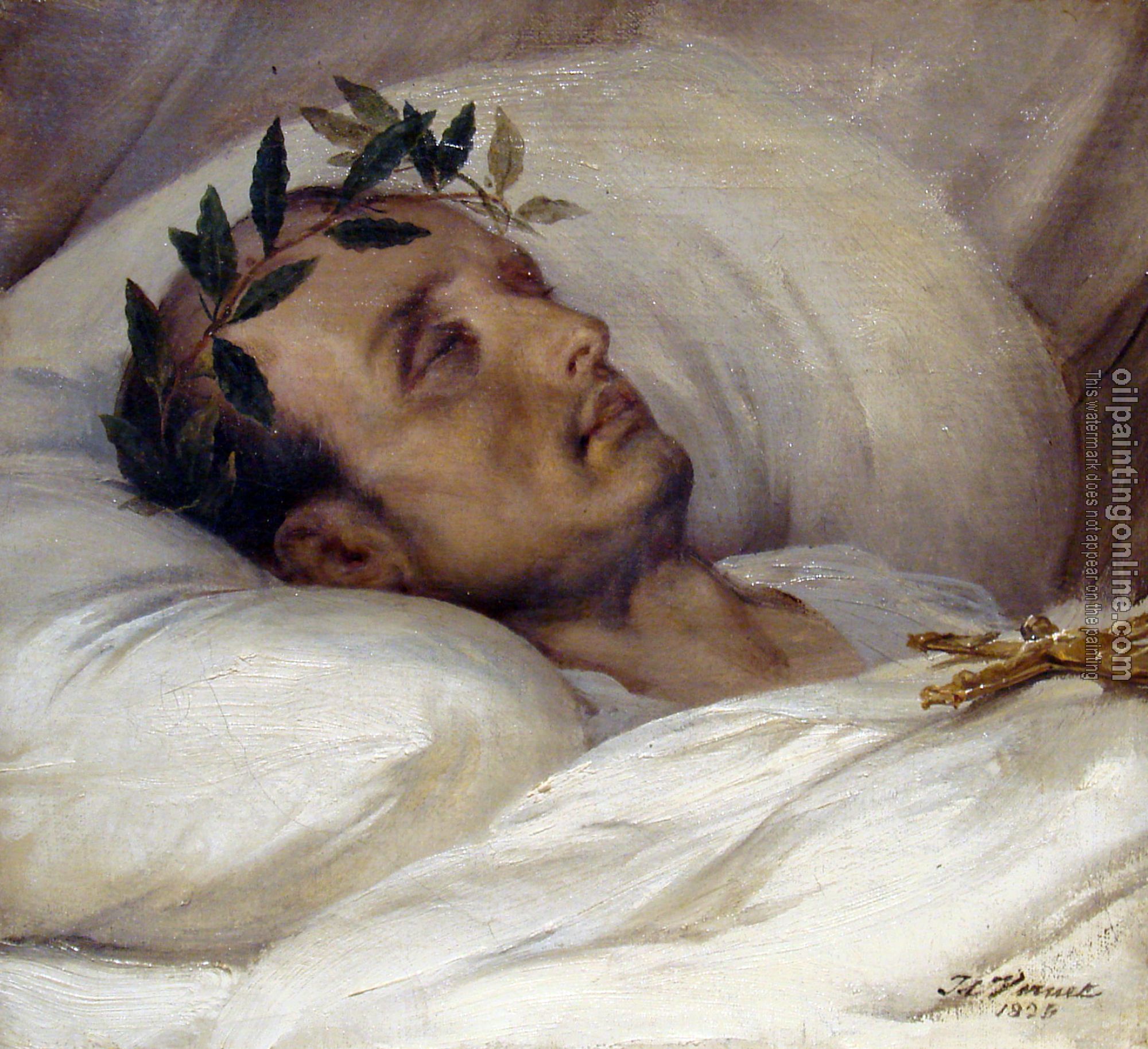 Vernet, Horace - Napoleon sur son lit de mort Horace Vernet